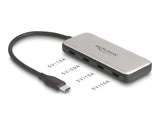 Delock USB 10 Gbps USB Type-C™ Hub mit 4 x USB Type-C™ Buchse und PD 85 Watt