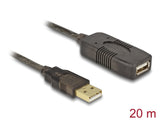 Delock Kabel USB 2.0 Verlängerung, aktiv 20 m