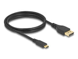 Delock Bidirektionales USB Type-C™ zu DisplayPort Kabel (DP Alt Mode) 8K 60 Hz 1,5 m DP 8K zertifiziert