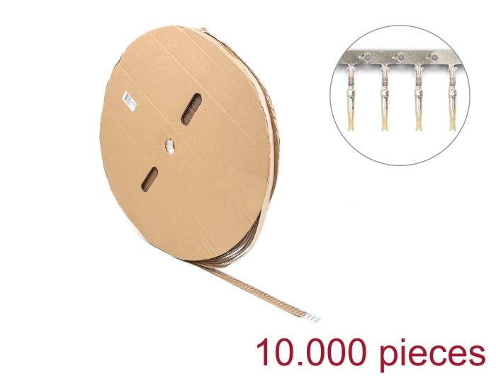 Delock Crimp-Kontakte für D-Sub Crimp Buchse 10.000 Stück auf Rolle