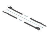 Delock Kabelbinder mit flachem Kopf L 150 x B 3,6 mm 100 Stück schwarz