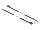 Delock Kabelbinder mit flachem Kopf L 205 x B 2,5 mm 100 Stück schwarz