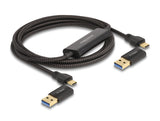 Delock USB Type-C™ 5 Gbps Data Link Kabel + KM Switch 2 m