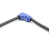 Delock Kabel Clips zum Abwinkeln 8 Stück blau