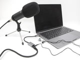 Delock Externe USB Soundkarte mit USB Type-C™ Stecker auf 2 x 3,5 mm Klinkenbuchse Plug & Play Audio Adapter