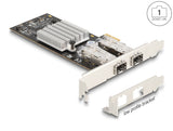 Delock PCI Express x1 Netzwerkkarte Gigabit LAN 2 x SFP i350