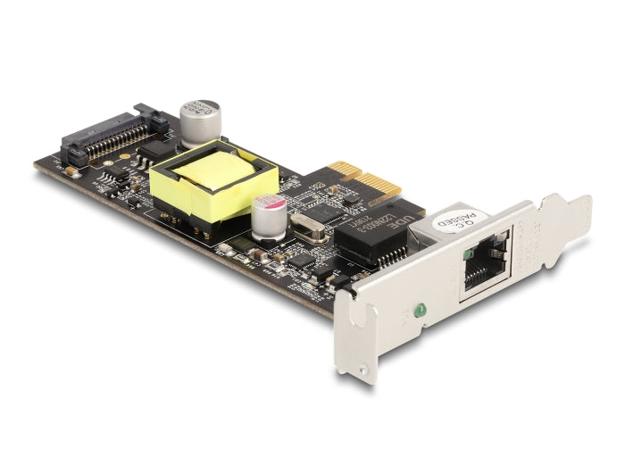 Delock PCI Express x1 Netzwerkkarte 2,5 Gigabit LAN 1 x RJ45 mit PoE+ i225