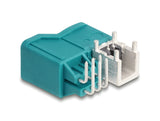 Delock Easy HighspeedData single + Powerpin Stecker gewinkelt für PCB