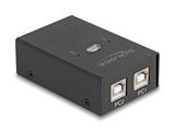 Delock USB 2.0 Switch für 2 PC an 4 Geräte