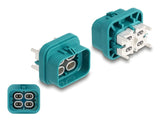 Delock Easy HighspeedData quad Stecker für PCB Schutzart IP67 / IP69K