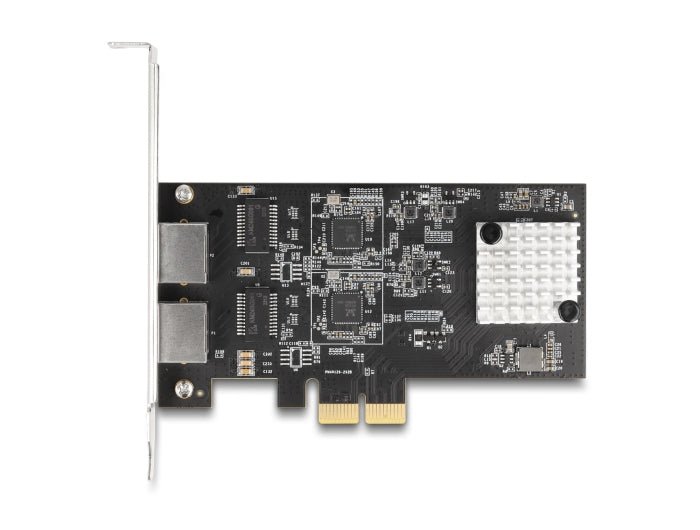 Delock PCI Express x2 Netzwerkkarte 5 Gigabit LAN 2 x RJ45 RTL8126
