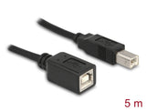 Delock Verlängerungskabel USB 2.0 B Stecker > B Buchse 5 m