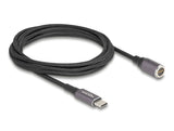 Delock Notebook Ladekabel USB Type-C™ Stecker zu magnetischem 8 Pin Konnektor 1,8 m