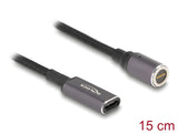 Delock Notebook Ladekabel USB Type-C™ Buchse zu magnetischem 8 Pin Konnektor 15 cm