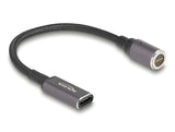 Delock Notebook Ladekabel USB Type-C™ Buchse zu magnetischem 8 Pin Konnektor 15 cm