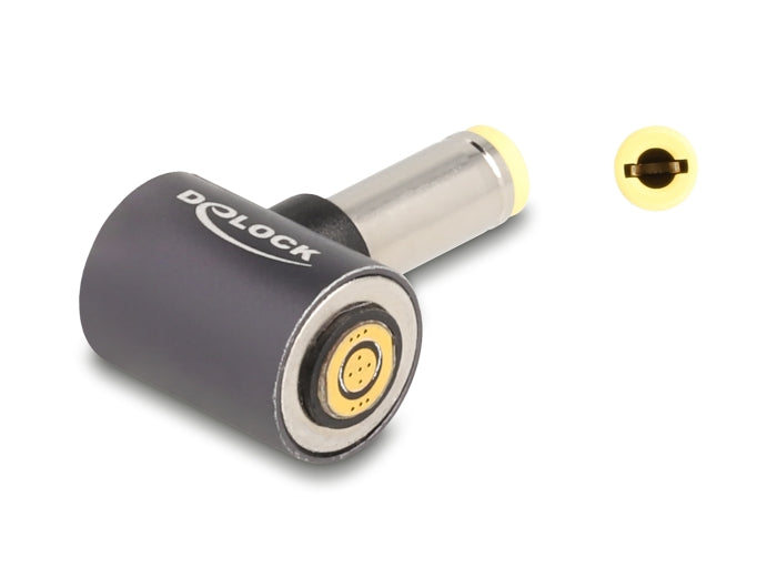 Delock Adapter für Notebook Ladekabel 5,5 x 2,5 mm Stecker zu magnetischem 8 Pin Konnektor