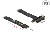 Delock M.2 Key M zu PCIe x4 NVMe Adapter mit 20 cm Kabel