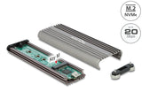 Delock Externes Gehäuse für M.2 NVMe PCIe SSD mit USB 20 Gbps USB Type-C™ Buchse - werkzeugfrei