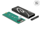 Delock Externes Gehäuse SuperSpeed USB für M.2 SATA SSD Key B