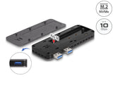 Delock USB 3.2 Gen 2 Gehäuse für PlayStation®5 mit M.2 NVMe Slot - werkzeugfrei