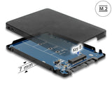 Delock 2.5″ Konverter SATA 22 Pin > M.2 mit Gehäuse
