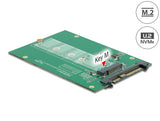 Delock Konverter U.2 SFF-8639 > M.2 NVMe Key M