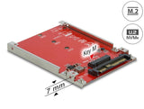 Delock 2.5″ Konverter U.2 SFF-8639 > M.2 NVMe Key M - 7 mm