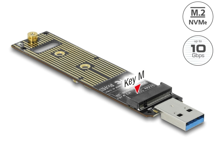 Delock Konverter für M.2 NVMe PCIe SSD mit USB 3.1 Gen 2