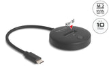 Delock M.2 Dockingstation für M.2 NVMe / SATA SSD mit USB 10 Gbps USB Type-C™ Stecker