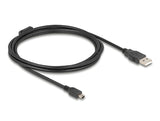Delock Kabel USB 2.0 Typ-A Stecker > USB 2.0 Mini-B Stecker 2,0 m schwarz