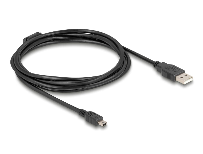 Delock Kabel USB 2.0 Typ-A Stecker > USB 2.0 Mini-B Stecker 1,5 m schwarz