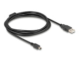 Delock Kabel USB 2.0 Typ-A Stecker > USB 2.0 Mini-B Stecker 1,5 m schwarz