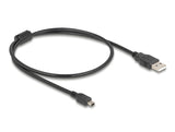Delock Kabel USB 2.0 Typ-A Stecker > USB 2.0 Mini-B Stecker 0,5 m schwarz