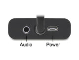 Delock Adapter DisplayPort 1.1 Stecker > VGA Buchse + Audio + Power schwarz