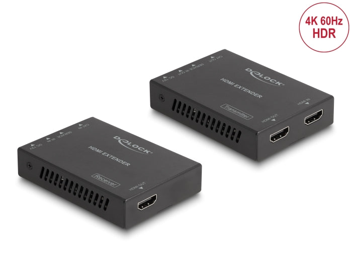 Delock HDMI Extender Set über Cat.6 Kabel 4K 60 Hz 50 m