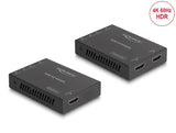Delock HDMI Extender Set über Cat.6 Kabel 4K 60 Hz 50 m