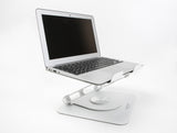 Delock Tablet und Notebook Standhalterung verstellbar Aluminium - 360° drehbar