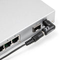 Delock DC Adapter 5,5 x 2,1 mm Stecker zu 5,5 x 2,1 mm Buchse 90° gewinkelt