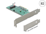 Delock PCI Express x4 Karte > 1 x intern NVMe M.2 Key M 80 mm - Low Profile Form Faktor