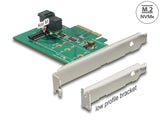 Delock PCI Express x4 Karte > 1 x intern NVMe M.2 PCIe / 1 x intern SFF-8643 NVMe – Low Profile Form Faktor