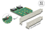 Delock PCI Express Karte > 3 x M.2 Slot - Low Profile Formfaktor