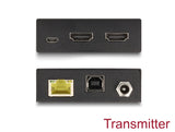 Delock HDMI KVM Extender Set über Cat.6 Kabel 4K 60 Hz 70 m