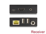 Delock HDMI KVM Extender Set über Cat.6 Kabel 4K 60 Hz 70 m