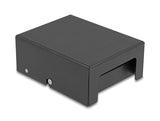 Delock Keystone Patchpanel 4 Port schwarz