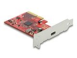 Delock PCI Express x4 Karte zu 1 x extern USB 20 Gbps USB Type-C™ Buchse - 3 A