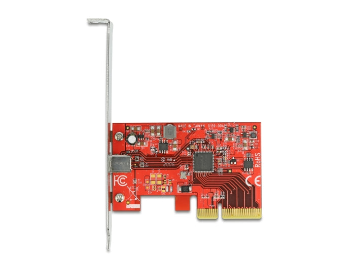 Delock PCI Express x4 Karte zu 1 x extern USB 20 Gbps USB Type-C™ Buchse - 3 A