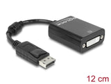 Delock Adapter DisplayPort 1.1 Stecker > DVI Buchse Passiv schwarz