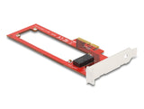Delock PCI Express x4 Karte zu 1 x EDSFF E1.S Slot - Low Profile Formfaktor