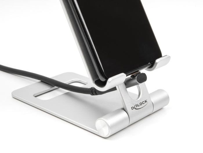 Delock USB Adapter 40 Gbps USB Type-C™ PD 3.1 240 W Stecker zu Buchse gewinkelt 8K 60 Hz Metall