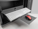 Delock 19″ Fachboden für Tastatur und Maus 1 HE dunkelgrau
